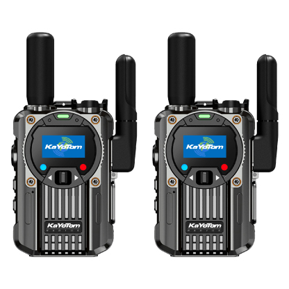 KaYoTom M66 Global Walkie Talkie – Unlimited Range 4G LTE Two-Way Radio with AES Encryption, 72H Battery, Built-in FM Radio & LED Flashlight, Lightweight Durable Design for Outdoor, Security & Emergency