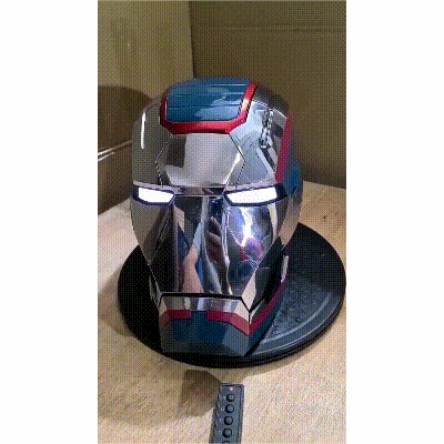 [NEW]Iron Man Patriot Helmet Electric Robot Mask