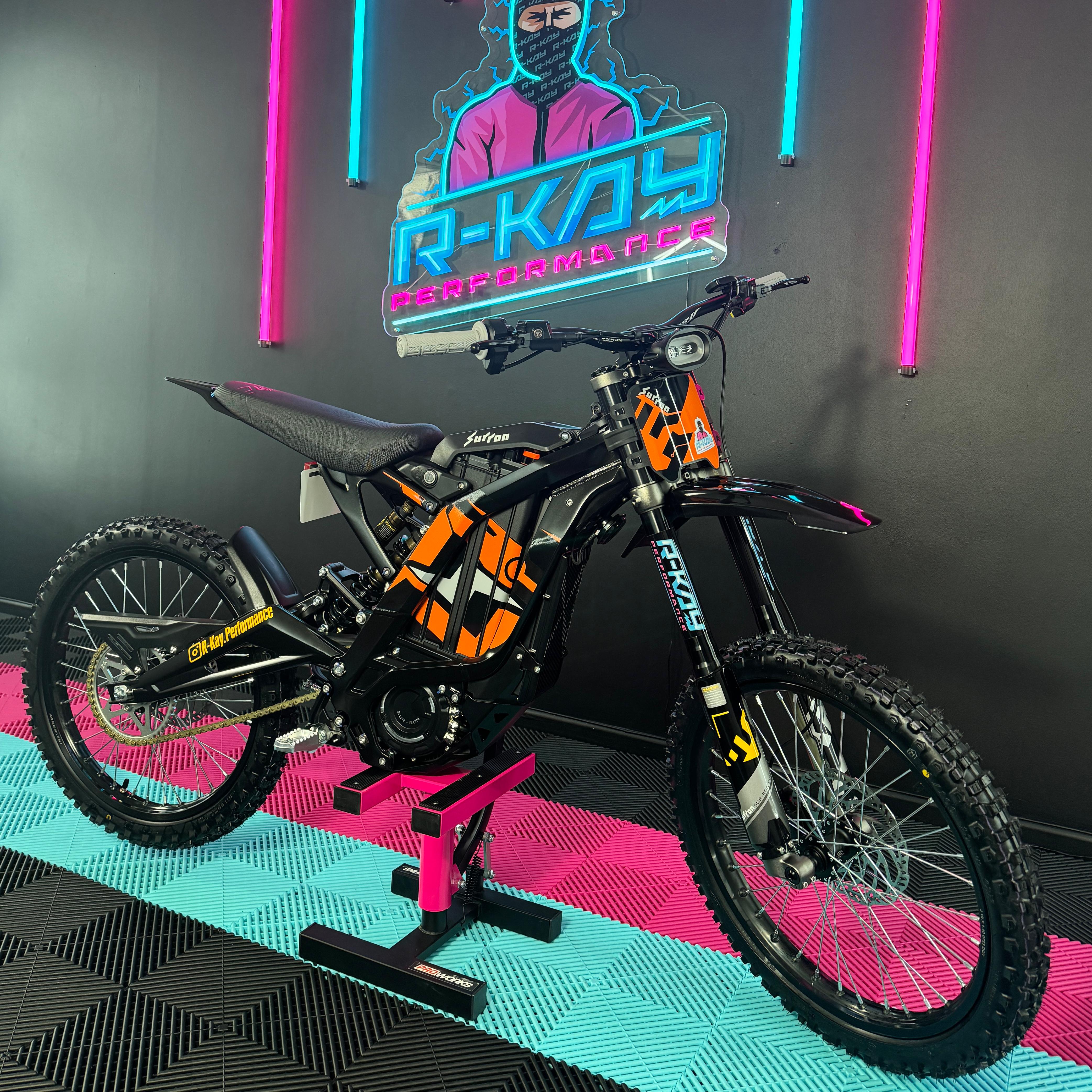 2025 8kw Sur-Ron Light Bee X 60v 40Ah In Black And Orange