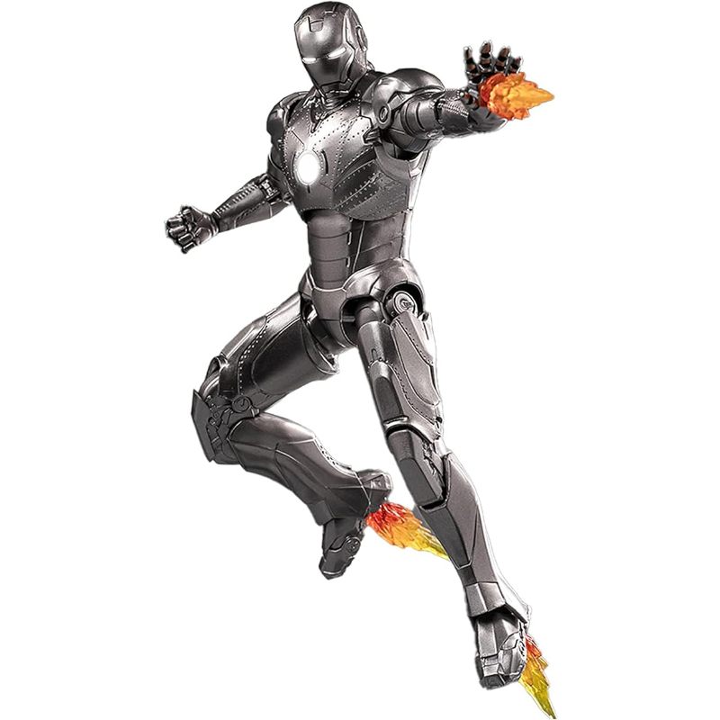 [NEW]Ironman Action Figure Movable Mark Toys 7 inches Light with Chest