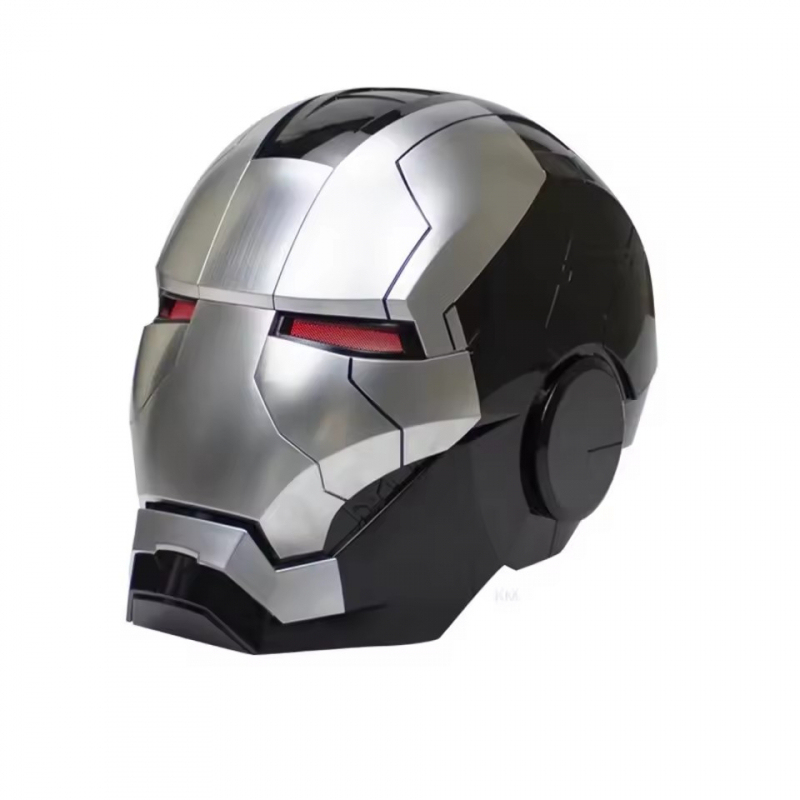 [NEW]War Machine Mask Iron Man Helmet Mk5 1:1 Wearable Silver Black Ed