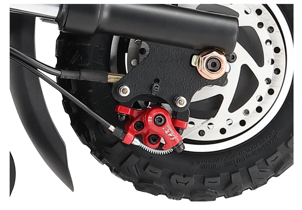 Halo Knight T104 Electric Scooter 10 inch Off-road Tires 1000W*2 Motor 65km/h Max Speed Remote control 52V 21Ah Battery 45km Range - Black