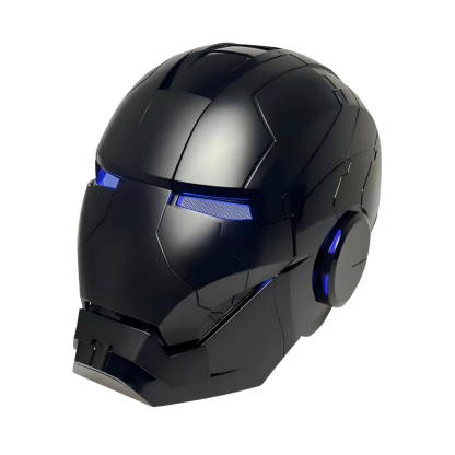 [NEW]Avengers War Machine Iron Man Helmet Mk5 Full Black touch/voice/remote control