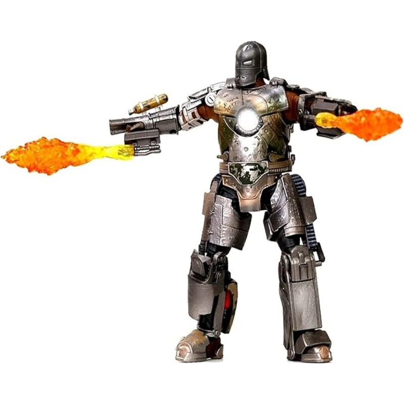 [NEW]Ironman Action Figure Movable Mark Toys 7 inches Light with Chest