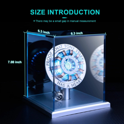 [NEW] Arc Reactor MK1 1:1 Replica – LED Chest Lamp with Remote Control, Alloy Base