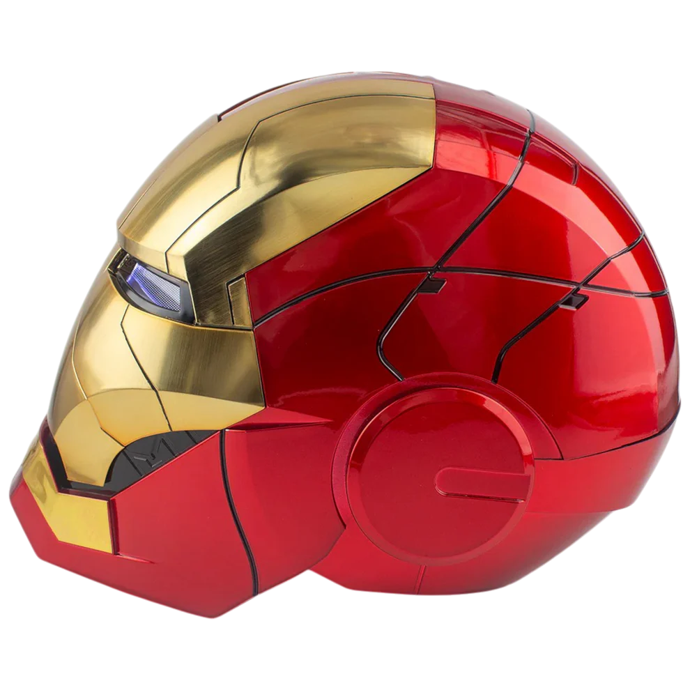[NEW] Iron Man MK5 Helmet – Gold Red Edition | Voice Control + Remote + Touch Activated Electronic Mask, 1:1 Wearable Collectible