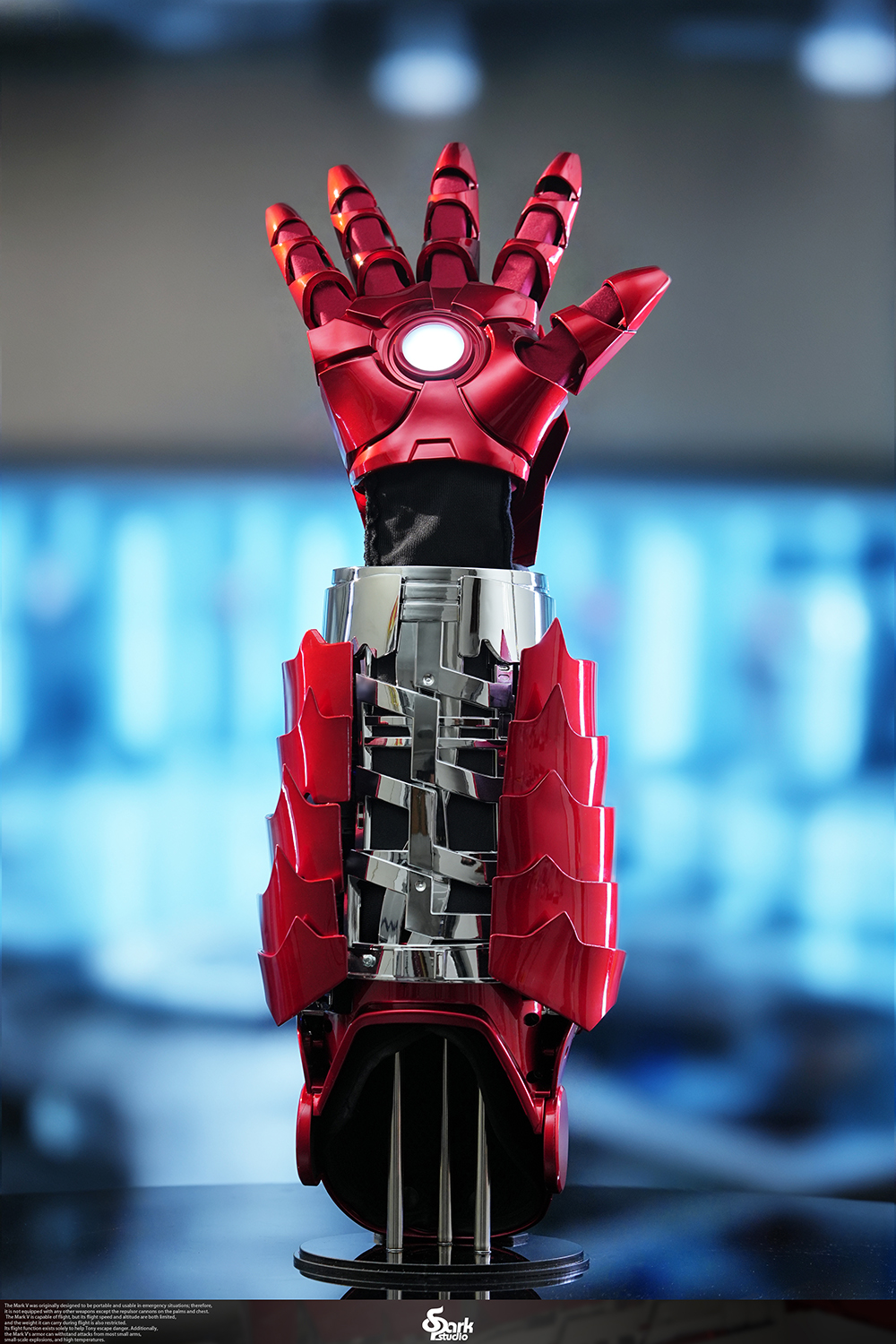 [NEW] Iron Man MK5 Rack Arm – 1:1 Wearable Gauntlet with Voice, Touch & Remote Control, English Version