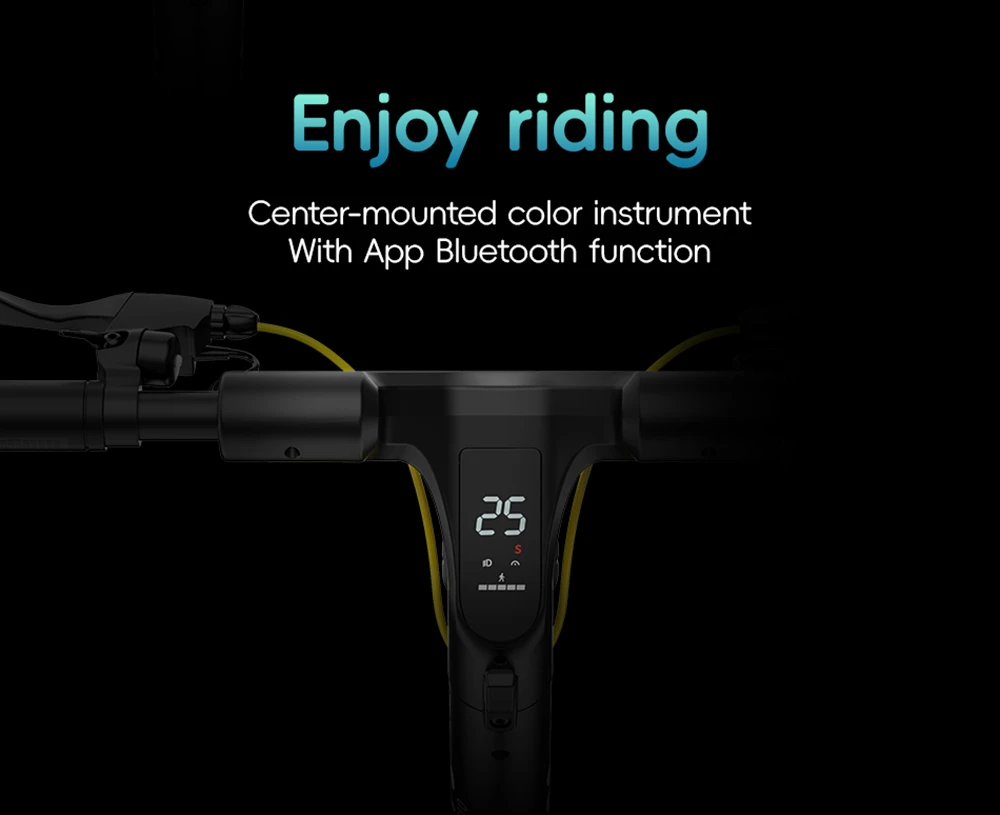 OOTD S10 Electric Scooter, 1400W Motor, 10-inch Tires, 48V 20AH Battery, 55km/h Max Speed, 60-70km Range, Disc Brake, Front and Rear Suspension