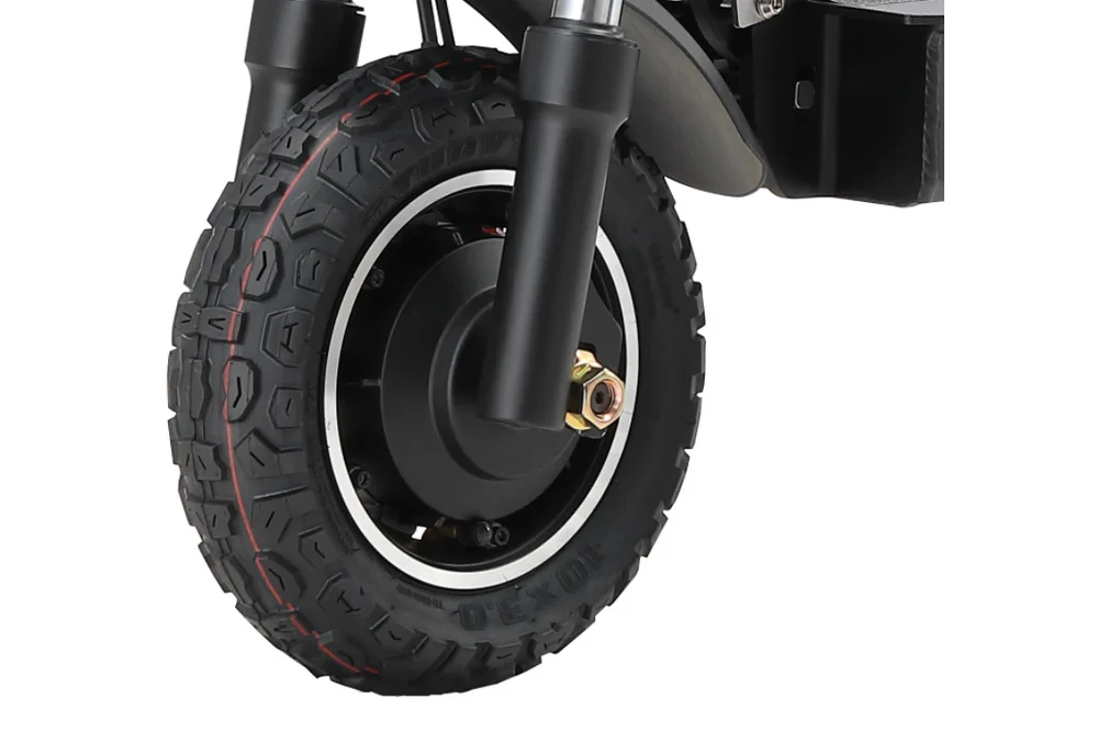 Halo Knight T104 Electric Scooter 10 inch Off-road Tires 1000W*2 Motor 65km/h Max Speed Remote control 52V 21Ah Battery 45km Range - Black