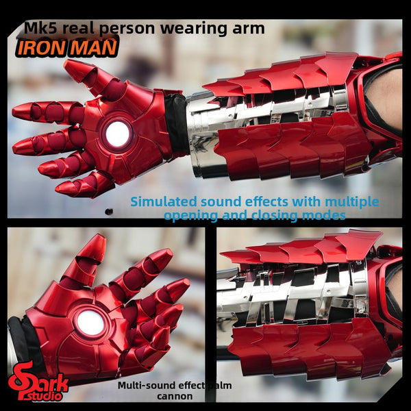 [NEW] Iron Man MK5 Rack Arm – 1:1 Wearable Gauntlet with Voice, Touch & Remote Control, English Version