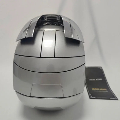 [NEW] Iron Man MK5 Helmet Full Silver – Voice + Remote + Touch Control Mask, 1:1 Wearable, Dallas-Inspired Style