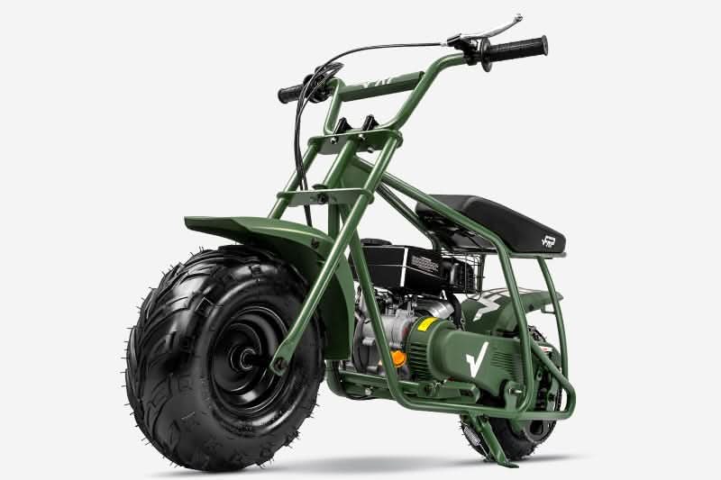 FRP Mini Dirt Bike GMB100 Basic, New 99CC Gas Powered Mini Bike 4-Stroke 3HP, Off-Road for Kids/Adult, Trail Up to 24 Mph, Weight Support Up to 185 LBS,Red