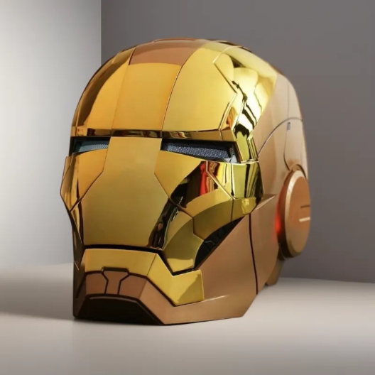 [NEW] Iron Man War Machine Helmet MK5 Full Gold – Voice, Touch & Remot