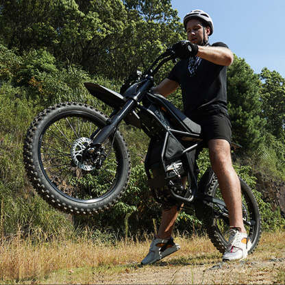 Electric Dirt Bike, 2400W(Peak) Electric Motorbike, Max 37 MPH & 85 Mile Long Range(Upgraded)