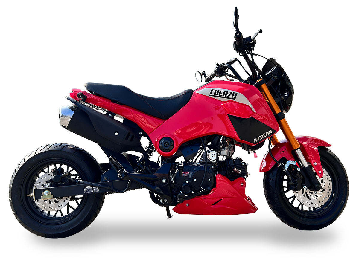 Ice Bear PMZ125-1, FuerzaDeluxe 4 Speed Manual Trans, 12 inch rims Dual Disk Brakes, Legal!