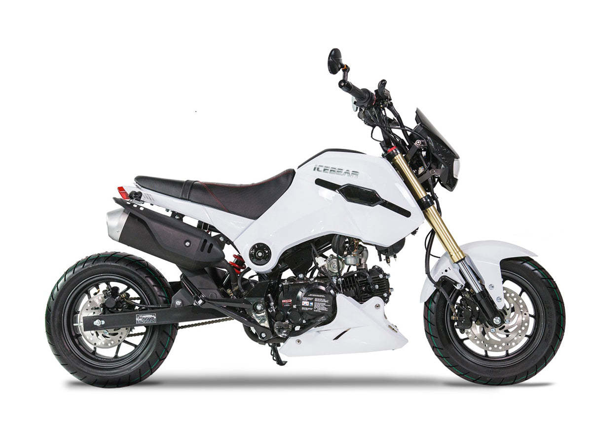 Ice Bear PMZ125-1, FuerzaDeluxe 4 Speed Manual Trans, 12 inch rims Dual Disk Brakes, Legal!