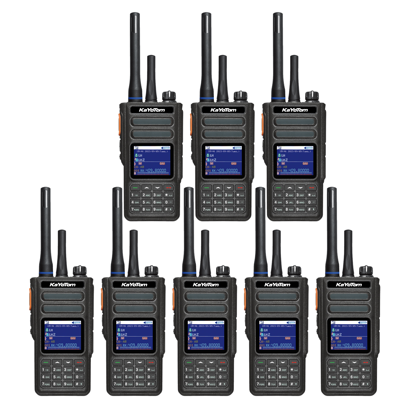 KaYoTom D16 Dual-Mode Global Walkie Talkie – PoC + UHF, IP68, GPS