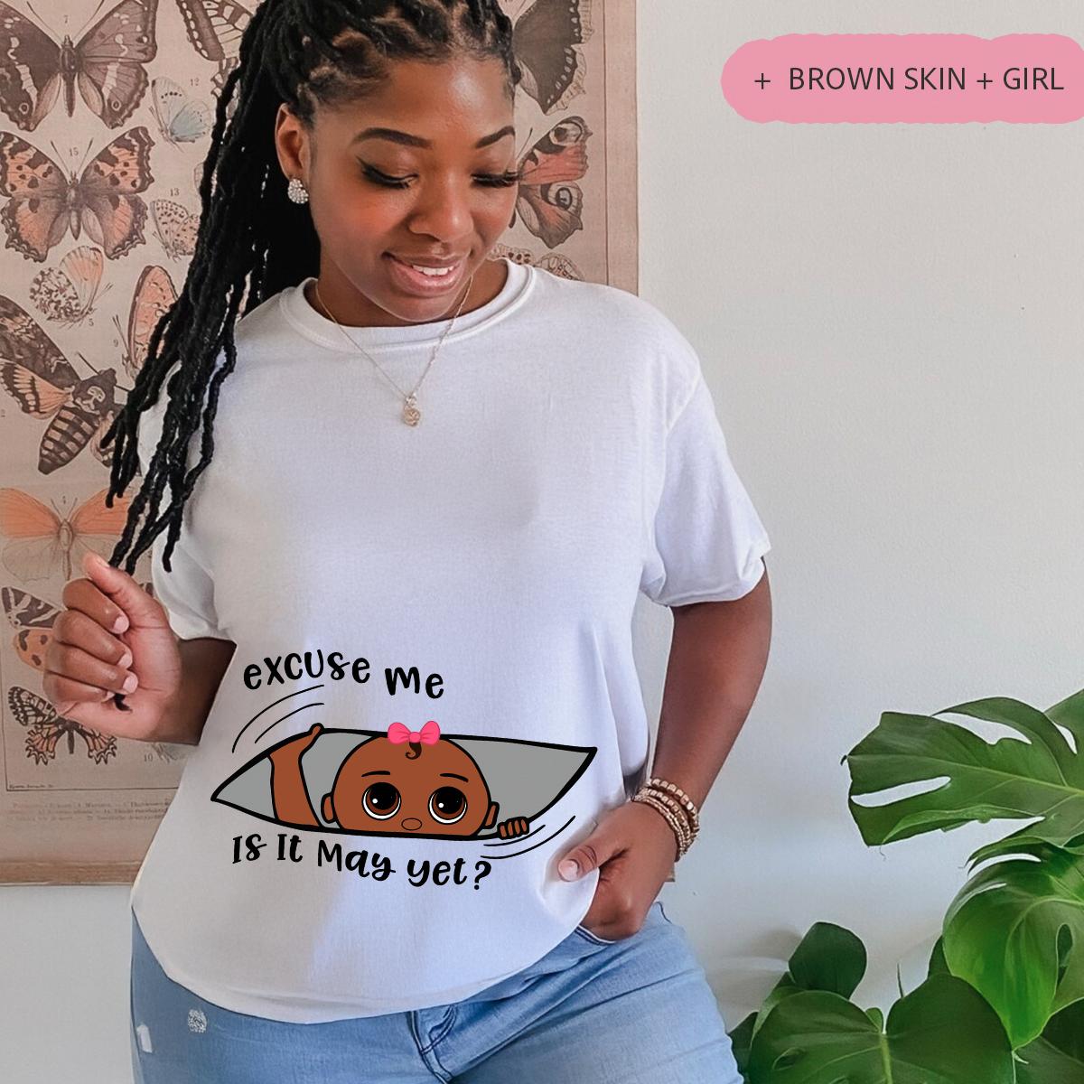 Pregnancy Announcement Shirt, Custom Maternity Shirt