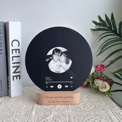 Personalized Record with Photo - Lenticular Song Plaque with NFC🎵