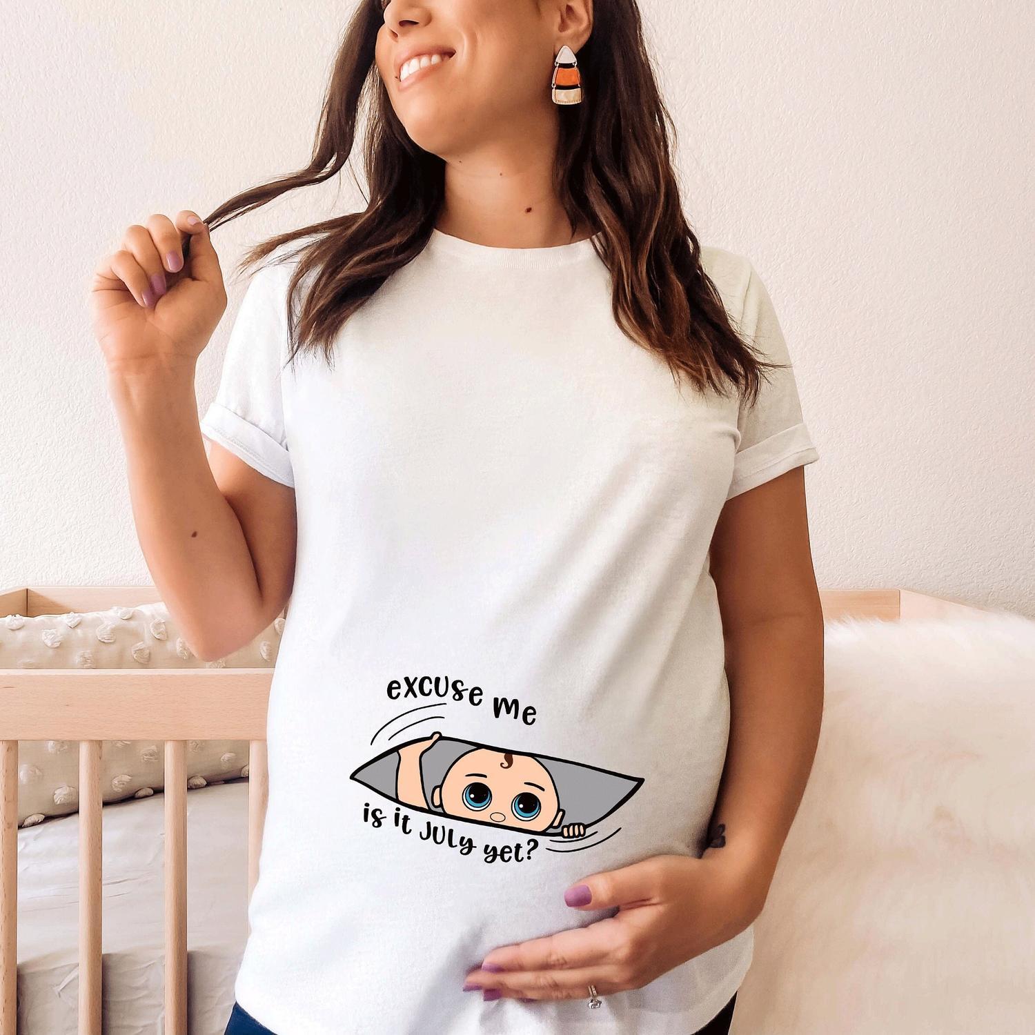 Pregnancy Announcement Shirt, Custom Maternity Shirt