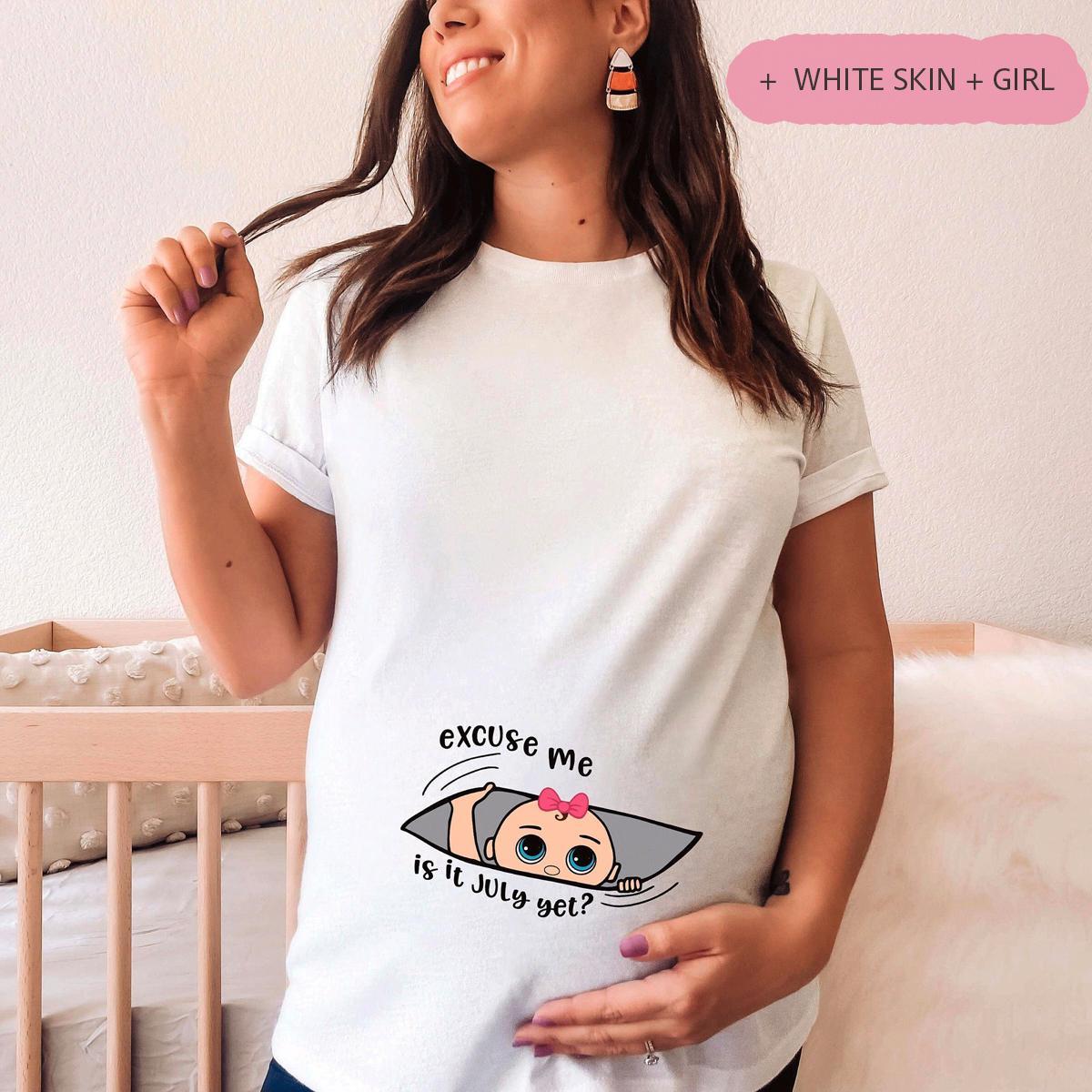 Pregnancy Announcement Shirt, Custom Maternity Shirt