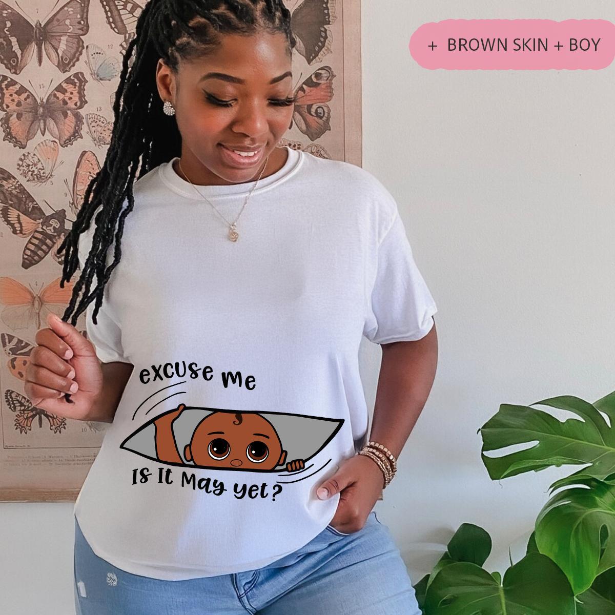 Pregnancy Announcement Shirt, Custom Maternity Shirt
