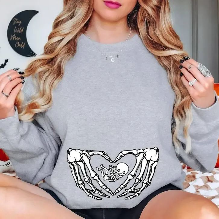 Pregnant Skeleton Shirt
