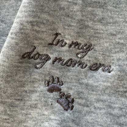 Custom Embroidered Sweatshirt With Pet Portrait