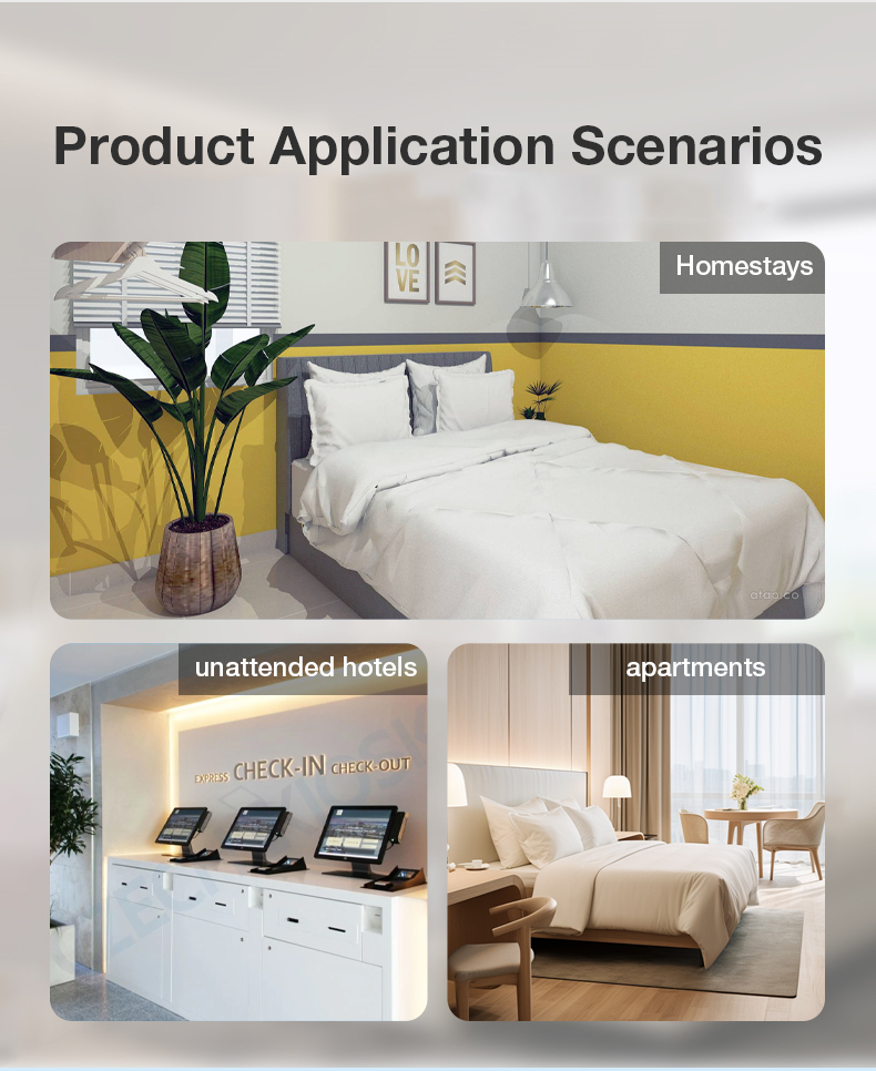 Vanviot ZT- S1 Affordable Smart Lock for Vacation Rentals - PMS Integration, OTA Sync (Airbnb/Booking), Keyless Entry & Dual Connectivity