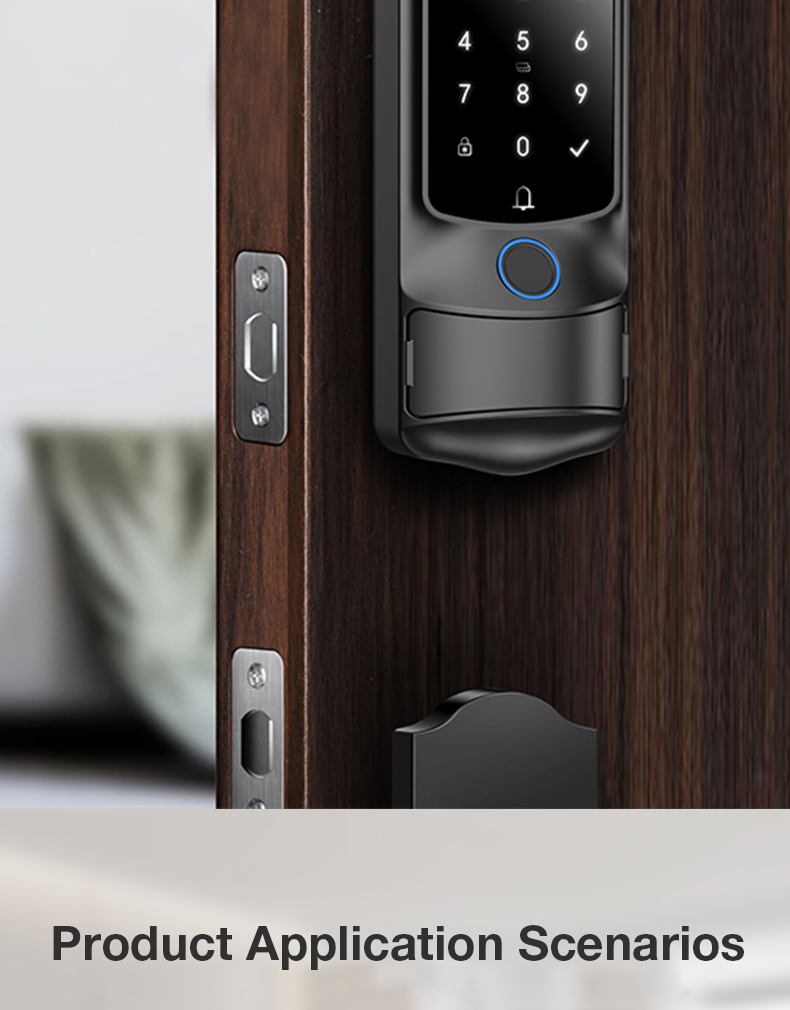 VanviotZT- H1 Pro Smart Lock for Airbnb & Vacation Rentals - AI People Counting, Visual Doorbell Camera, PMS & OTA Integration, Keyless Entry Deadbolt for Hosts