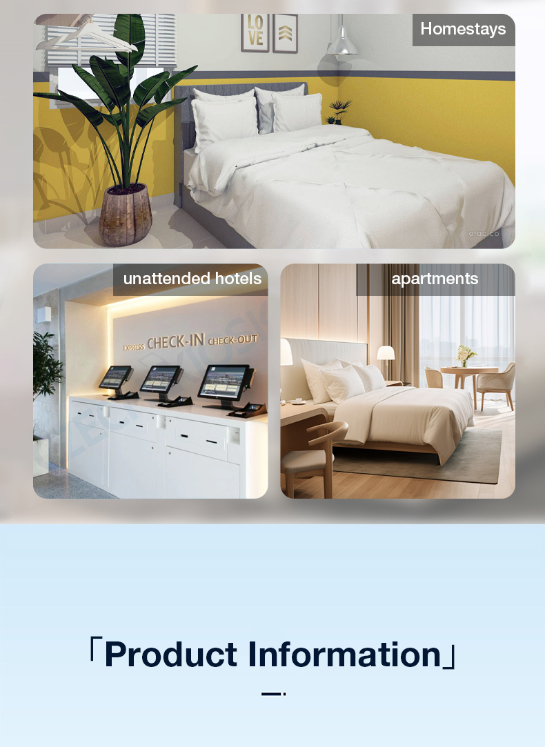 Vanviot ZT-S1 Pro AI Visual Capture Smart Lock for Airbnb - People Counting, Real-Time Alerts, PMS/OTA Sync, No Gateway