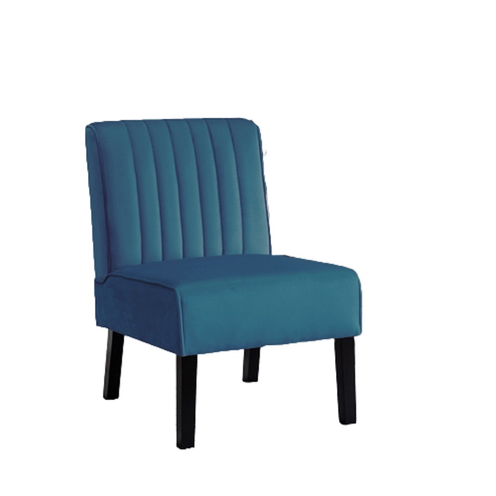 Reese Mid Century Modern Accent Chairs Set of 2 with Minimalist Design, Elegant Velvet Upholstery and Solid Wood Legs, Ideal for Living Room or Bedroom, Green