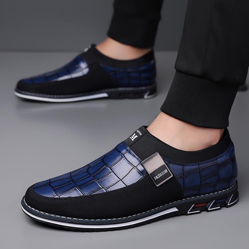 Men's Fashion Calfskin Leather Shoes