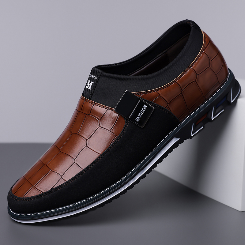 Men's Fashion Calfskin Leather Shoes