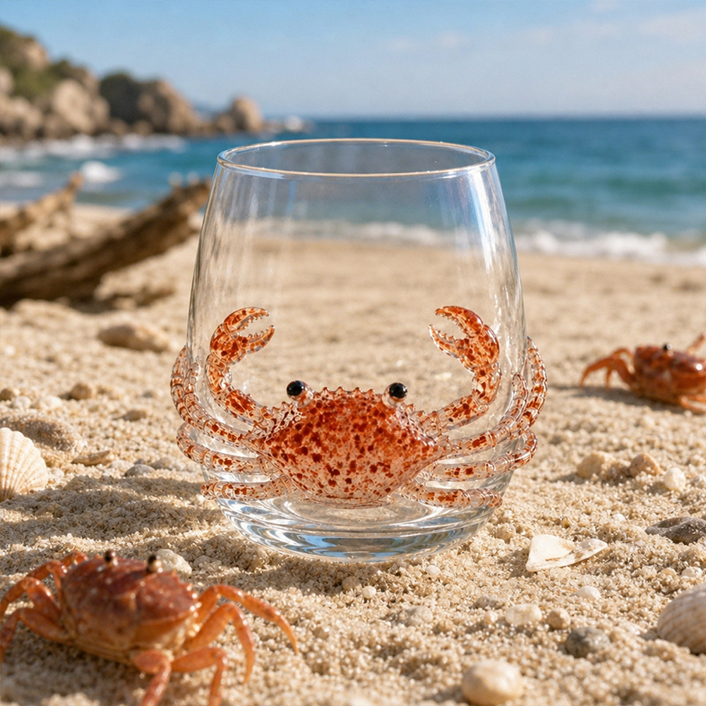 🔥 Summer Sale: 50% Off – 🌊 3D Ocean Animal Artisan Glassware Collection