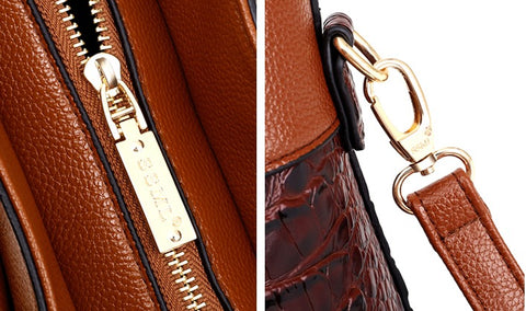 BOLSAS Alligator Leather Bag - High Quality Materials - The Store Bags