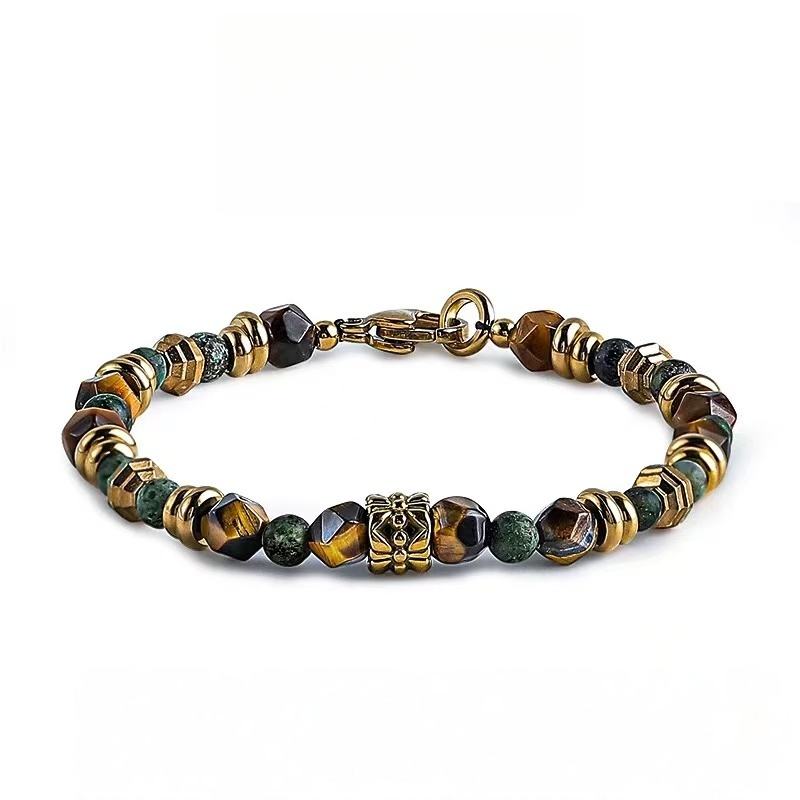 The Nemean Bracelet: African Tiger Eye for Courage