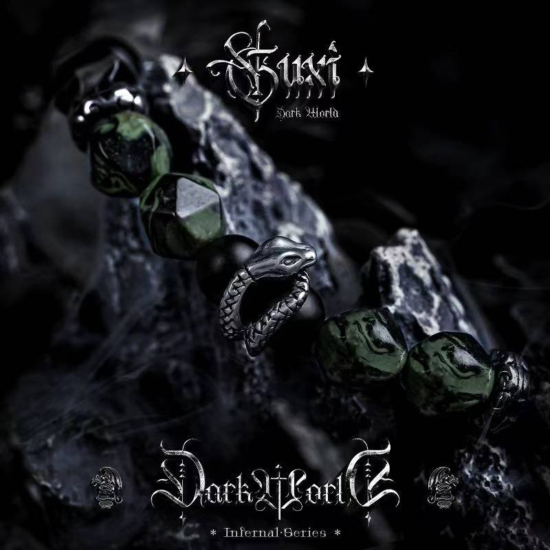 Armor Against Darkness: Zebra Stone and Black Onyx Men's Bracelet