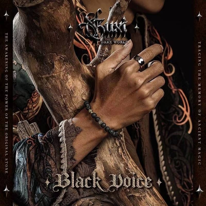 Vintage Lava Stone Bracelet for Hope and Rebirth