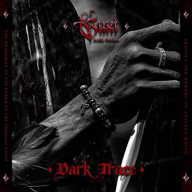 Victory's Anarchy: Punk Black Obsidian & Onyx Bracelet for Hope