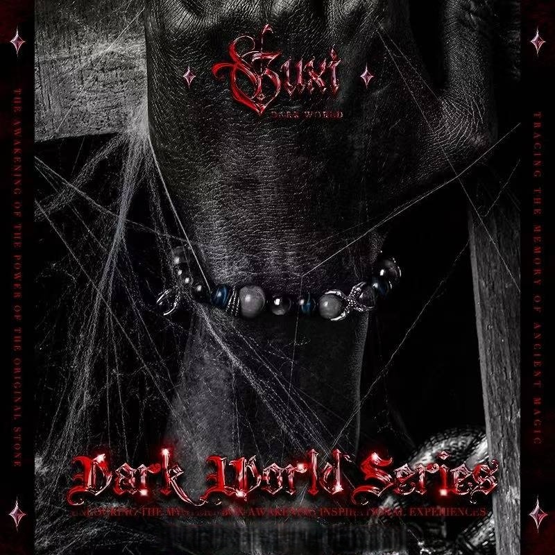 The Underdog's Ascent: Eagle Eye & Black Obsidian Bracelet for Hope