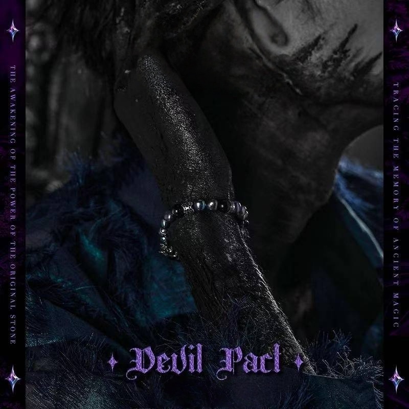 Men's Black Obsidian Bracelet with Silver & Baroque Pearl - Stone of Hope & Guidance