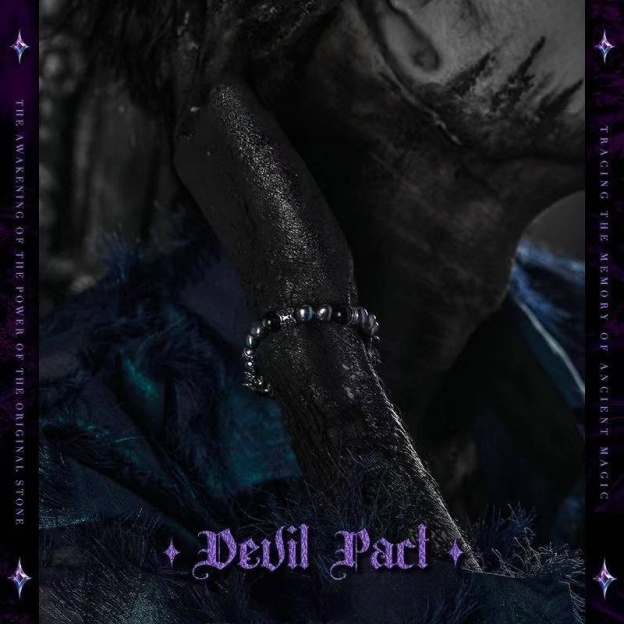 Men's Black Obsidian Bracelet with Silver & Baroque Pearl - Stone of Hope & Guidance