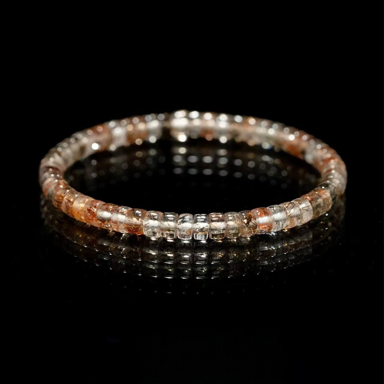 Natural Super Seven Bracelet | Collector's Grade 5mm Chip Bracelet | for Power & Spiritual Harmony