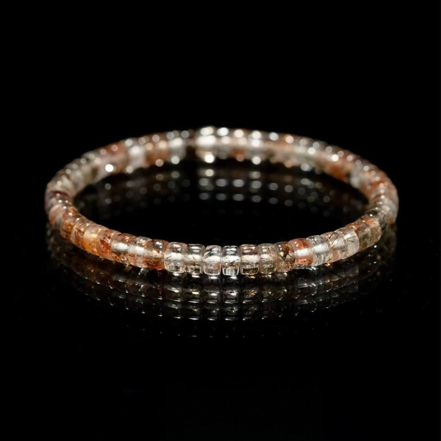 Natural Super Seven Bracelet | Collector's Grade 5mm Chip Bracelet | for Power & Spiritual Harmony