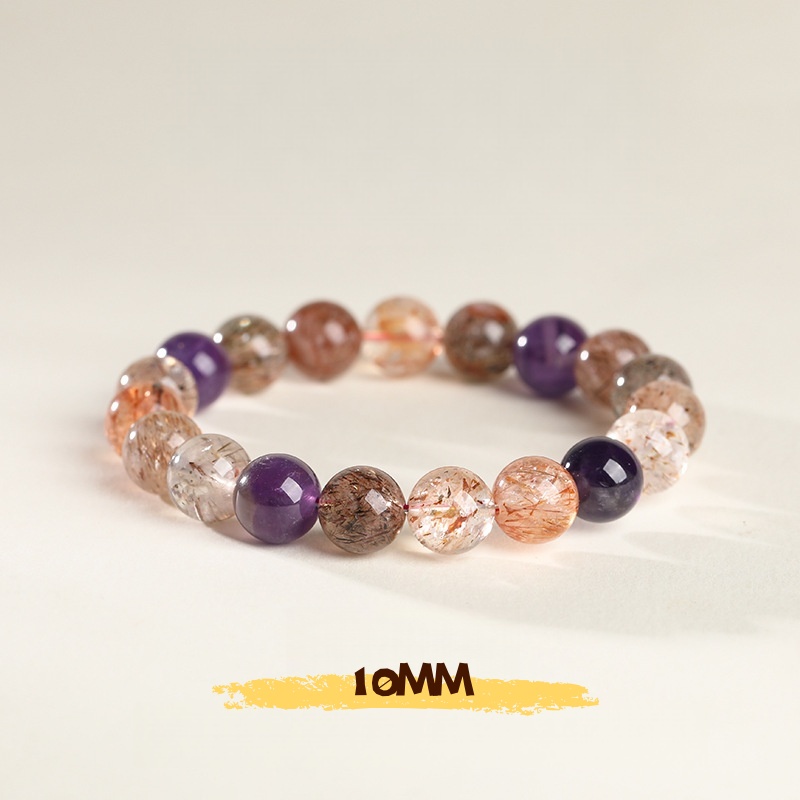 [Copy]Old Mine White Quartz Bracelet: Energy Cleansing for Clarity & Good Fortune
