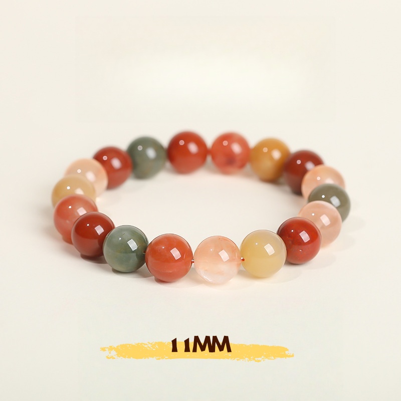 Rainbow Rutilated Quartz Bracelet - For Wealth, Luck & Positive Energy