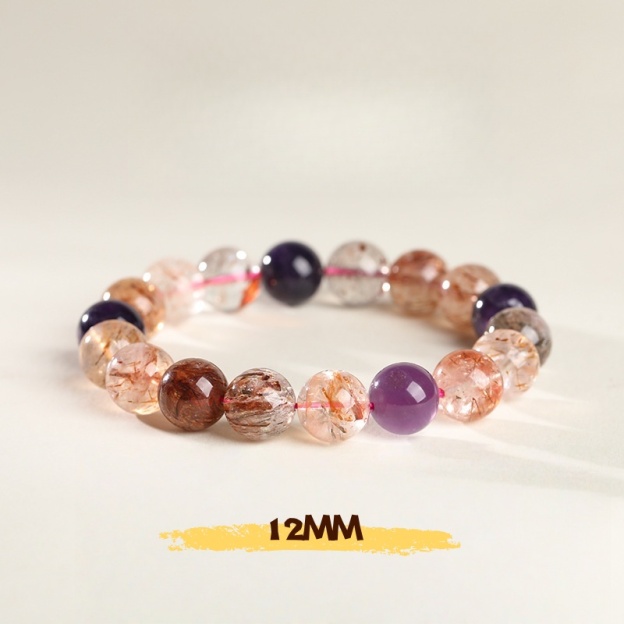 [Copy]Old Mine White Quartz Bracelet: Energy Cleansing for Clarity & Good Fortune