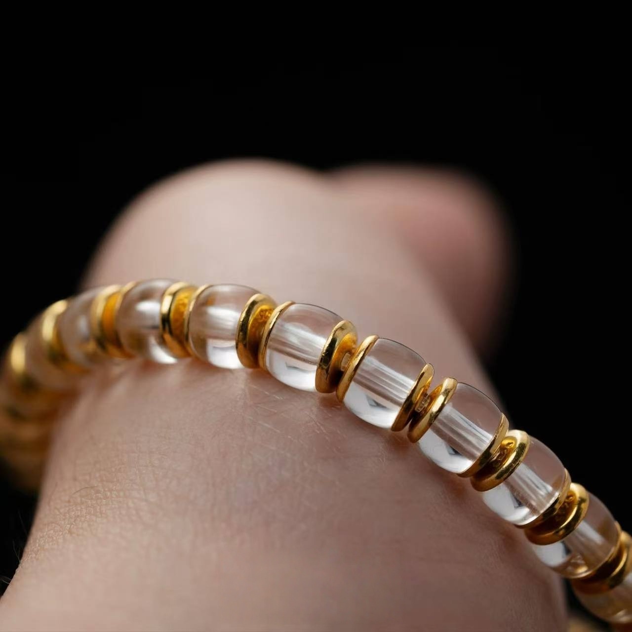 Clear Quartz Bracelet | 6MM Precision-Cut Beads for Clarity & Amplified Energy