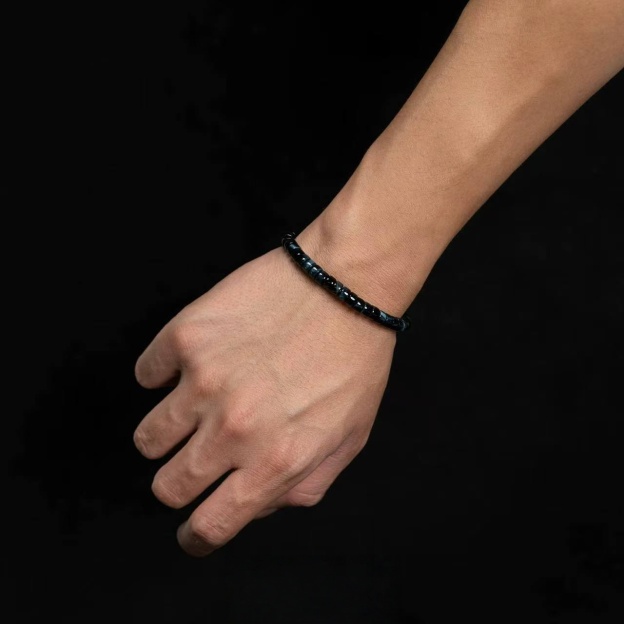 Blue Tiger's Eye Bracelet - The Calming Storm for Focus & Protection